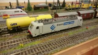 Roco BR 185 Ewals Cargo Care  Teil 2  Erste Testfahrt [upl. by Llewen]