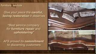 All Furniture Services® Antique and Modern Wood Fabric Leather Ceramic Glass Restore Repair Finish [upl. by Mcgruter]