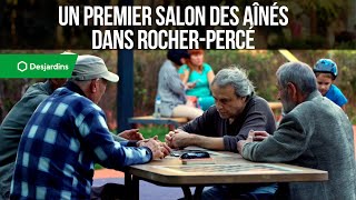 Un premier salon des aînés dans Rocher Percé [upl. by Ahseined]