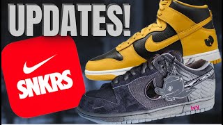 GO VOTE LIVE SNEAKER RAFFLES WU TANG DUNK HIGH RAFFLES amp NEW OREGON NIKE DUNK LOWS COMING SOON [upl. by Joost]