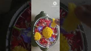 Day4 water bowl decorationurli decorationflower pot decoration ideas [upl. by Diane]