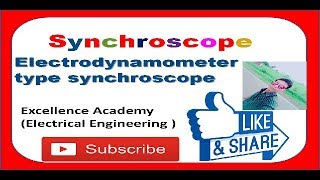 Weston type synchroscope Electrodynamometer type synchroscope [upl. by Naitsirhk754]