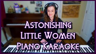 Astonishing Piano Accompaniment Little Women Karaoke w Lyrics [upl. by Zeta]