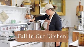 Fall Day In Our Farmhouse Kitchen [upl. by Eberhart]