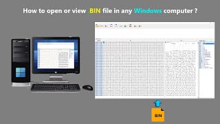 How to open or view BIN file in any Windows computer [upl. by Addy192]