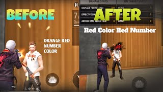 How to Change Damage Colour in Free Fire Yellow Damage Red Kasie Kare  How to Change Damage Effect [upl. by Ayela]