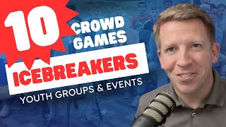 TOP 10 Insanely FUN Icebreakers and Crowd Games for Youth Group Games and Events  Compilation Video [upl. by Drageruaeb796]