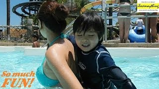 Hulyan amp Mayas Fun time at the water theme park Hurricane Harbor [upl. by Kathe]