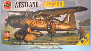 An Inbox Review  AIRFIX  Westland Lysander  172 Scale [upl. by Silohcin]