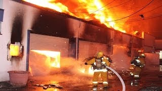 LAFD  Auto Dealership BlazeVacant  Part 1 of 2 [upl. by Aubrie99]