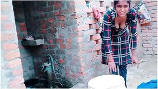 Indian village girl cleaning vlog video 2023 [upl. by Neil626]