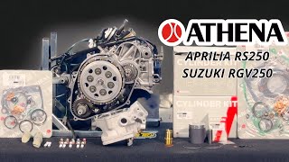 CILINDROS ATHENA APRILIA RS 250  SUZUKI RGV 250 · VÁLVULAS MICHELOTTO English subtitles [upl. by Deehan503]