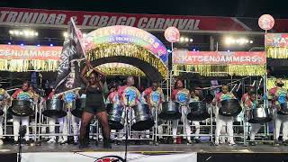 Katzenjammers Steel Orchestra performs “Rock It” at Carnival Lagniappe [upl. by Akimed]