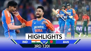 IND vs BAN 3rd T20I Highlights Today Match Highlights  SanjuSurya Highlights  Hyderabad Match [upl. by Cristoforo]