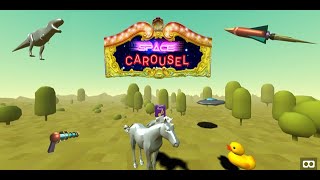 Space Carousel AFrame VR  WebXR [upl. by Iman]