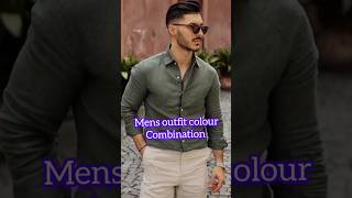 mens outfit colour combination 😎✨ shorts viral shortsvideo colourcombinations [upl. by Meirrak]