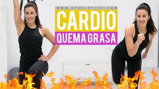 Quemar grasa y eliminar los rollitos  Cardio para adelgazar [upl. by Acir324]