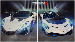 Asphalt 8 GTA Spano The Most Expensive Car In The Game VS Lamborghini SC20 SHOWDOWN Cup 4K 60fps [upl. by Pooh]