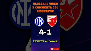 INTER  STELLA ROSSA❗️inter stellarossa crvenazvezda championsleague youtube shorts [upl. by Ariad892]