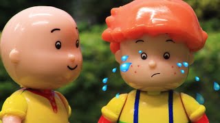 Funny Animated cartoons Kids  Leos Birthay  WATCH ONLINE  Caillou Stop Motion [upl. by Dahsar]