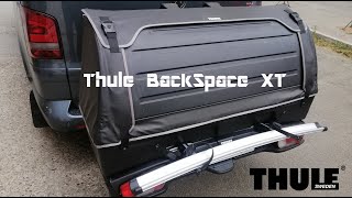 Thule BackSpace XT  foldable towbar carrier cargo black [upl. by Cami]