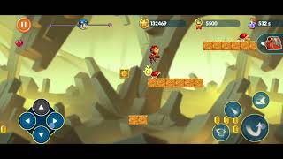 Super machino  Adventure game Stage 4 Level 1 iron man red colour steel body robot gameplay [upl. by Hardden142]