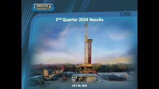 Comstock Resources CRK Q2 2024 Earnings Presentation [upl. by Saunderson]