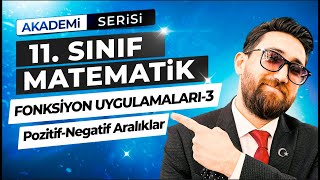 Fonksiyon Uygulamaları 3Ders  PozitifNegatifArtanAzal Aralıklar  11Sınıf Konu Anlatımı [upl. by Gayleen]