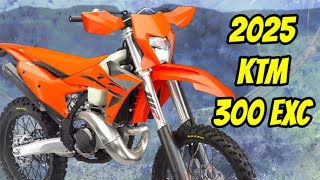 New 2025 KTM 300 EXC Gets New Update [upl. by Tollman]