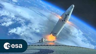 Ariane 6 first flight highlights [upl. by Ellirpa]