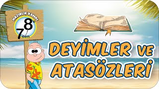 Deyimler ve Atasözleri 📙 7den 8e Hazırlık Kampı 2024 [upl. by Everara]