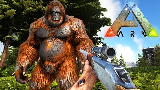 ARK SURVIVAL EVOLVED  FINDING BIGFOOT [upl. by Derfla818]