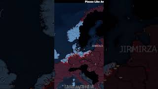 Warsaw Pact Vs NATO hoi4 history ww2 timelapse shorts europe russia usa subscribe map [upl. by Armmat]