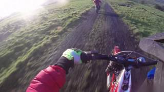 Kx 85 vs 250  huge crash [upl. by Vanzant]