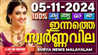 സ്വർണ്ണവില 05112024  Gold rate today  Gold Rate Malayalam Gold Rate Kerala swarna vila AKGSMA [upl. by Audres]