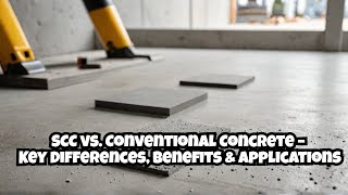 SCC vs Conventional Concrete – Key Differences Benefits amp Applications [upl. by Llemart438]