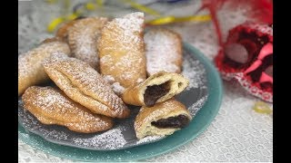 PANZEROTTI VELOCISSIMI ALLA NUTELLA PRONTI IN 5 MINUTI  Ricetta Facile Senza Lievitazione [upl. by Manup]