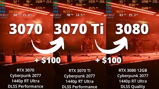 RTX 3070 vs 3070 Ti vs 3080 12 GB The Ultimate Comparison [upl. by Minda843]