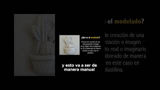 ¿Qué es el MODELADO en PLASTILINA short modelado plastilina escultura [upl. by Ayekan]