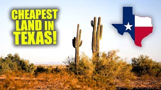 5 PLACES to BUY CHEAP LAND in TEXAS 😏 Where to Buy Cheap land in Texas [upl. by Ashraf]