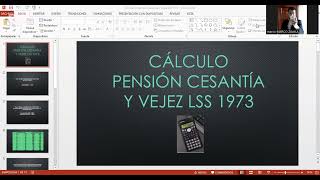 Cálculo Pensión por cesantia y vejez ley 73 [upl. by Anayrb186]