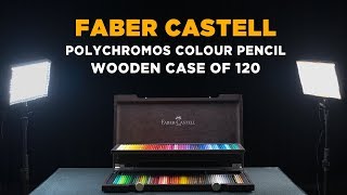 Faber Castell  Polychromos 120 Colour Pencil Wooden Case [upl. by Ede540]