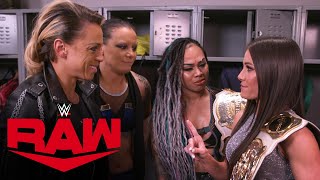 Nox and Natalya lay out the challenge for Baszler and Stark Raw exclusive Jan 15 2024 [upl. by Ramsay]