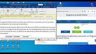 Diagrama de Gantt Online  Ejemplo [upl. by Zigmund]