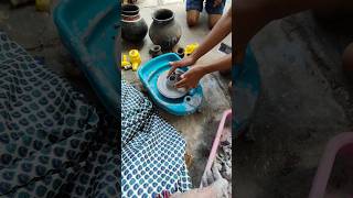 pottery clay claypottery ruralpotter potterywheel how to make clay pottery pottery activity [upl. by Aiahc327]