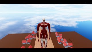 Colossal Titan Nuke Transformation  Roblox [upl. by Spanjian]