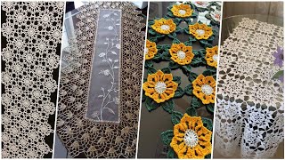 So lovable and Admirable crochet Table Runners🌹🌹🌹 [upl. by Eisenberg404]