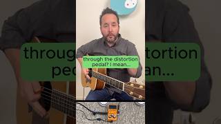 Acoustic Guitar  Distortion Pedal  Awesomeness [upl. by Dukey]