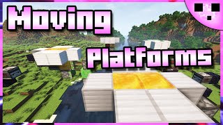 RIDEABLE Moving Platforms  Minecraft Flying Machines [upl. by Aiciruam732]