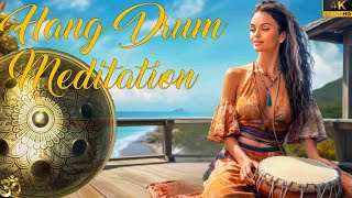 Instantly Dissolve Stress and Anxiety with Calming Hang Drum Meditation Music  4K [upl. by Ydnic]